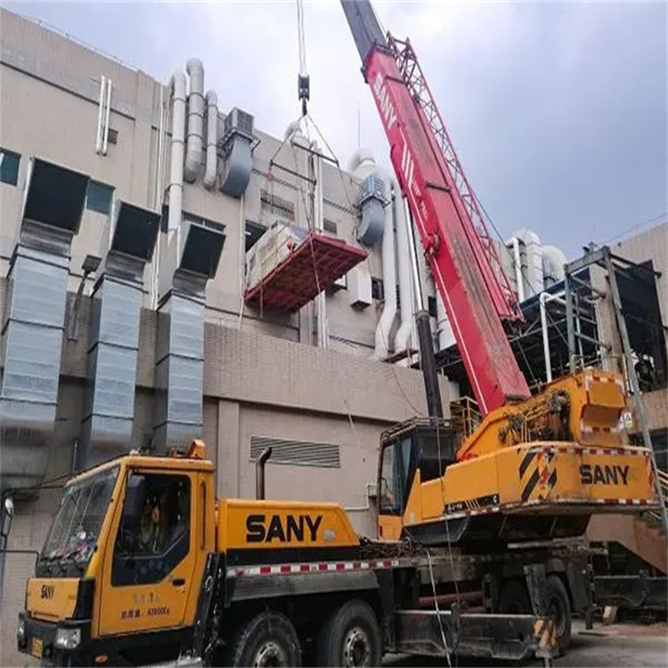 文成县吊车如何吊彩钢瓦